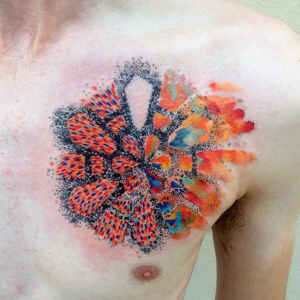 awesome water color tattoos 11