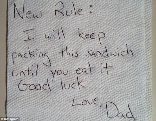 parents hilarious notes in lunchbox 10