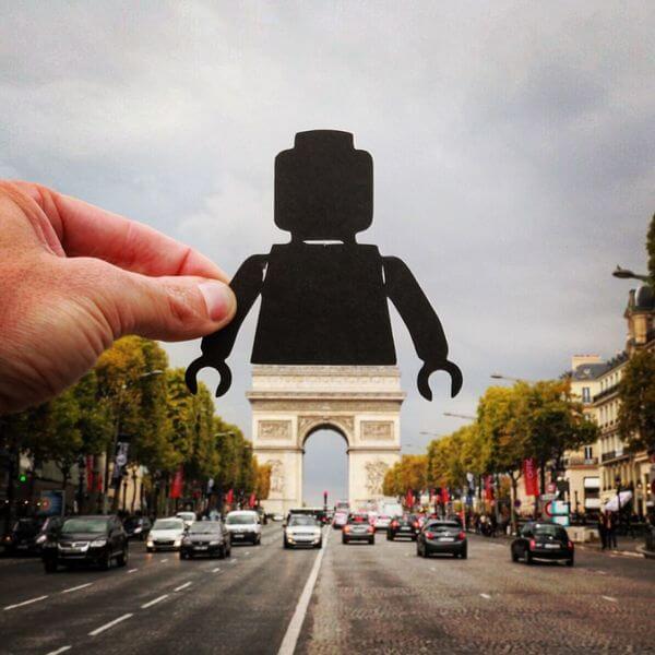 transforms landmarks to paper cuts 3