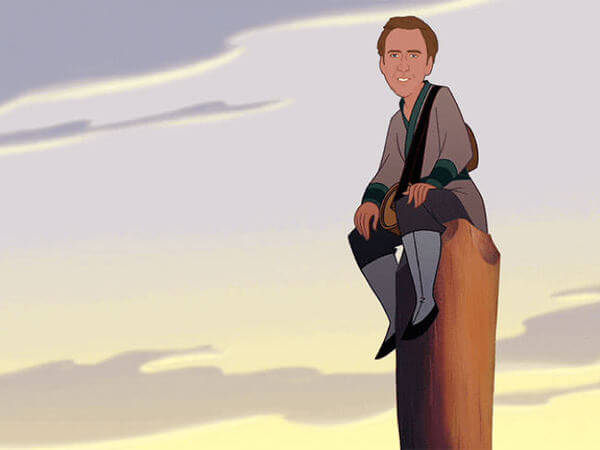 NICOLAS CAGE AS DISNEY PRINCESSES 9