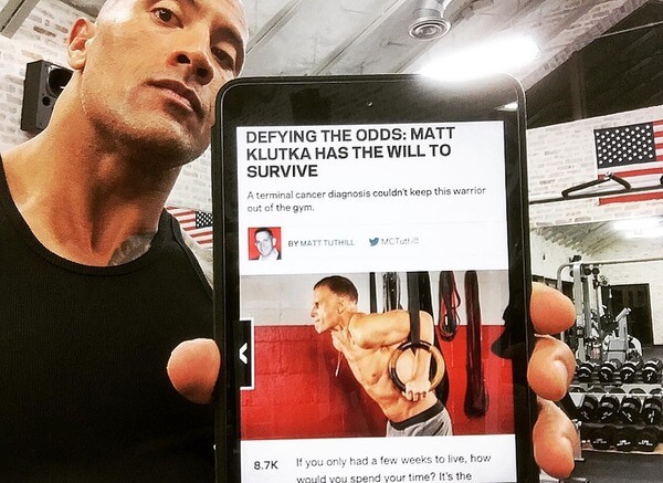 Dwayne Johnson's Phone Call To a Terminal Cancer Fan