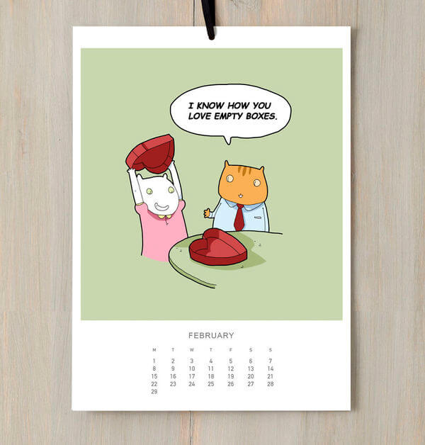 Calendar cat 1