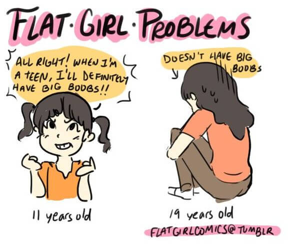 Flat Girl Problems Only Flat Girls Know All Too Well