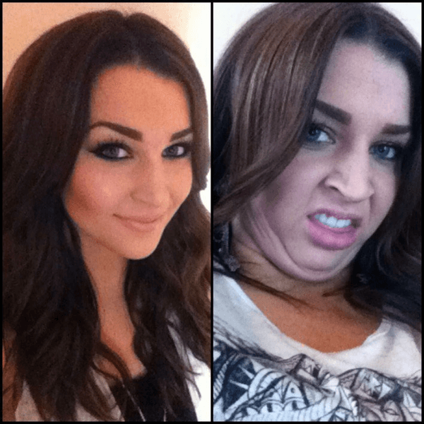 pretty girls making funny faces 21