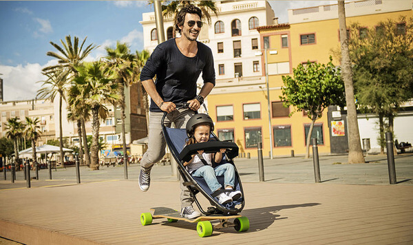 Longboard Stroller 4