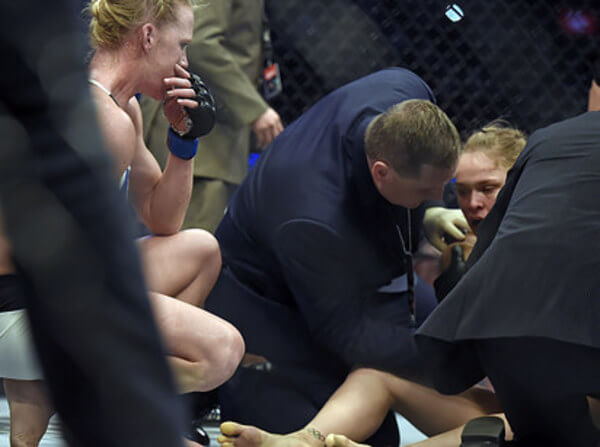 ronda rousey losing fight 2