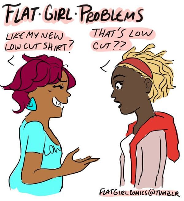 flat girl problem 7