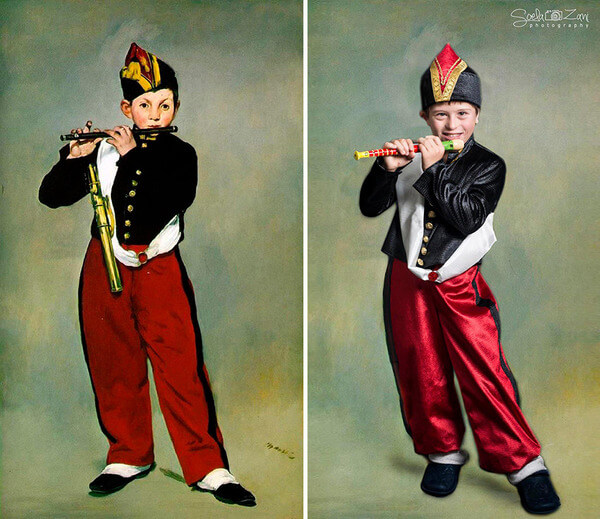 Children With Down Syndrome Recreate Famous Paintings 9