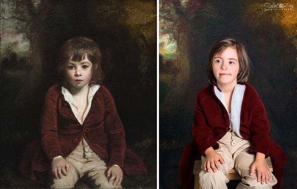 Children With Down Syndrome Recreate Famous Paintings 14