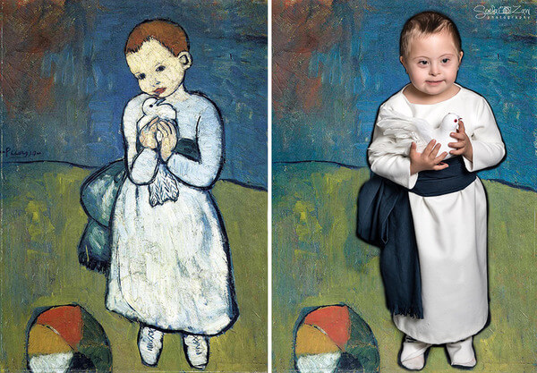Children With Down Syndrome Recreate Famous Paintings 15