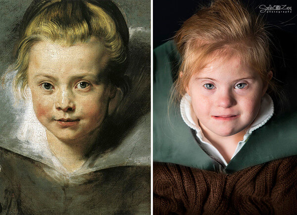 Children With Down Syndrome Recreate Famous Paintings 16