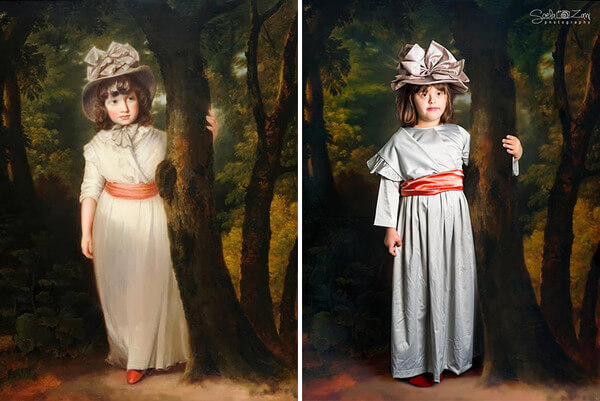 Children With Down Syndrome Recreate Famous Paintings 18