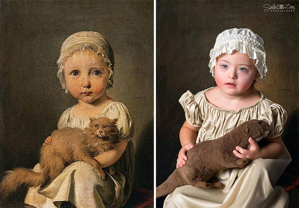 Children With Down Syndrome Recreate Famous Paintings 10