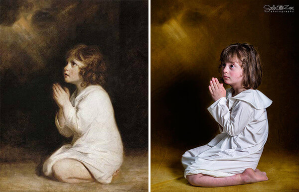 Children With Down Syndrome Recreate Famous Paintings 8