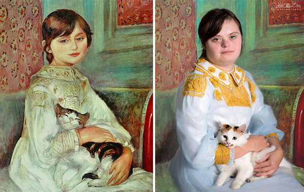 Children With Down Syndrome Recreate Famous Paintings 6