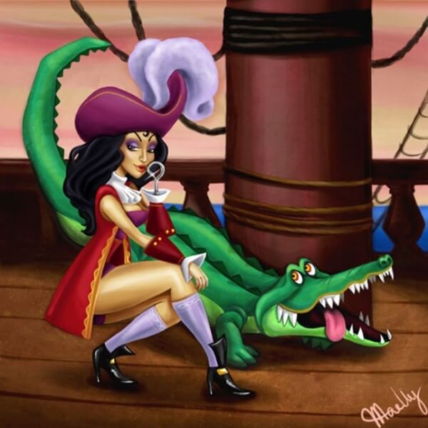 If Disney Villains Looked Like Pin Up Girls