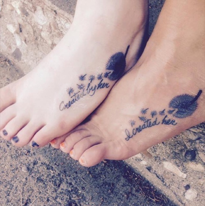 mother daughter tattoo 3