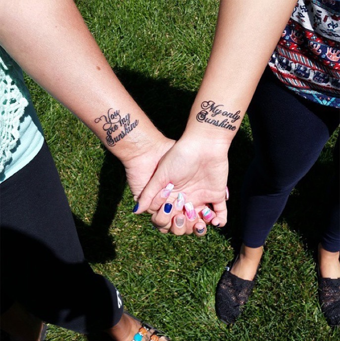20 Mother Daughter Tattoo Pictures That Show The Strong Bond Between a