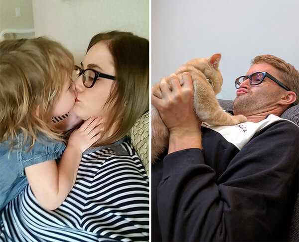 Baby Photos Using A Cat 3