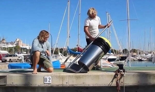 floating rubbish bin 2