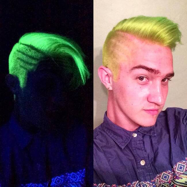 glows in the dark hair 16