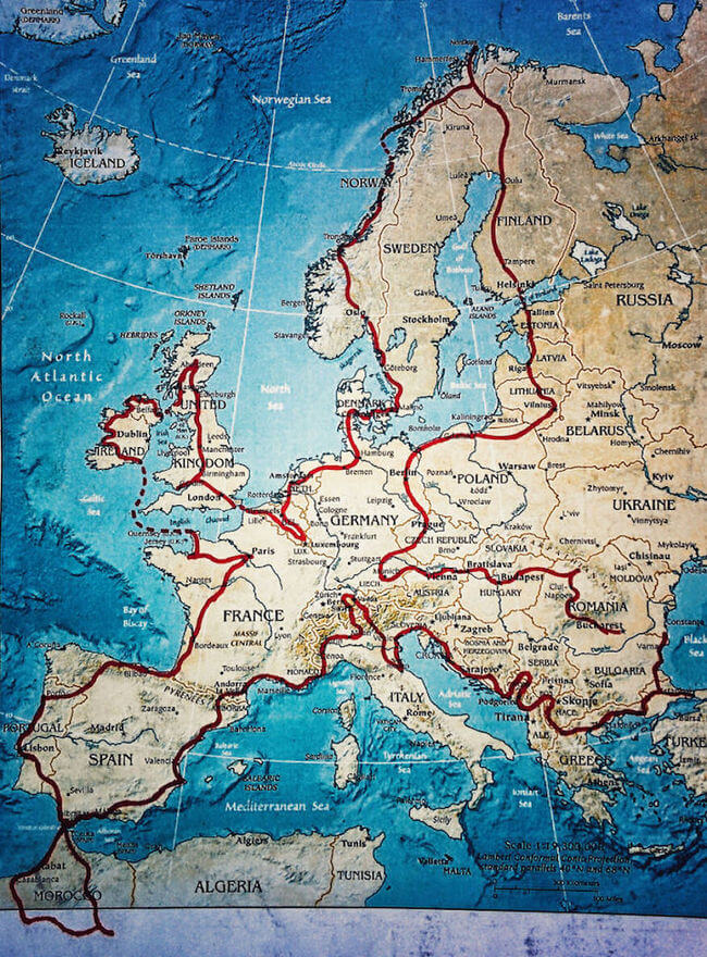 Family backpacking europe To 41 Countries With Their 4 