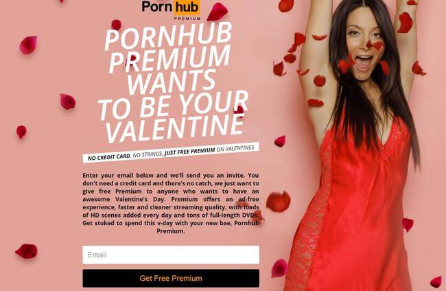 Pornhub Valentine's Day 2