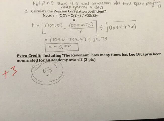 funny extra credit questions 7