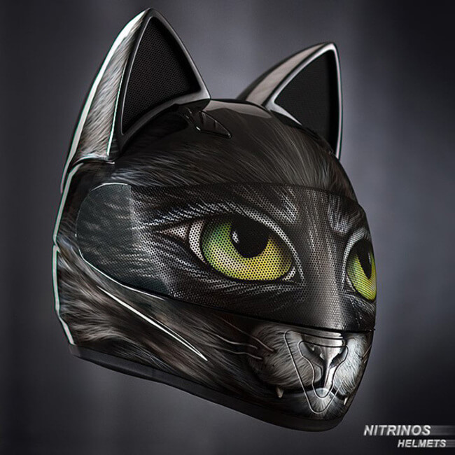 cat bike helmet 1