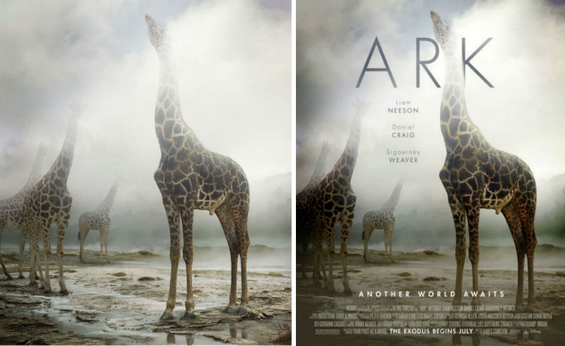 everyday photos turned into movie posters 2