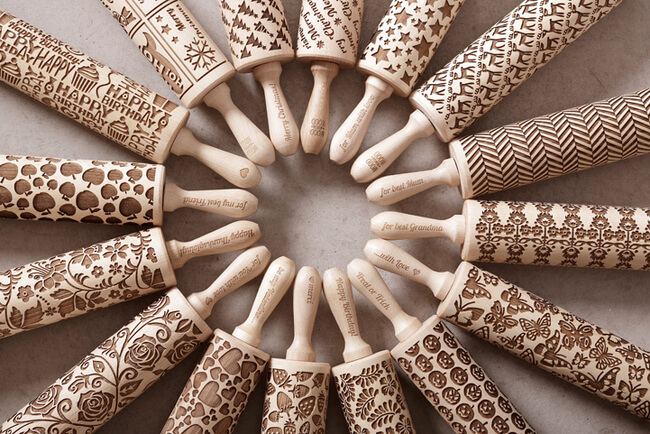 Embossed Rolling Pins 2