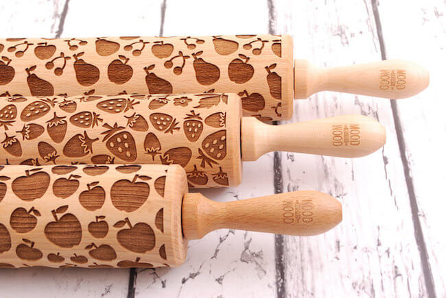 Embossed Rolling Pin 12