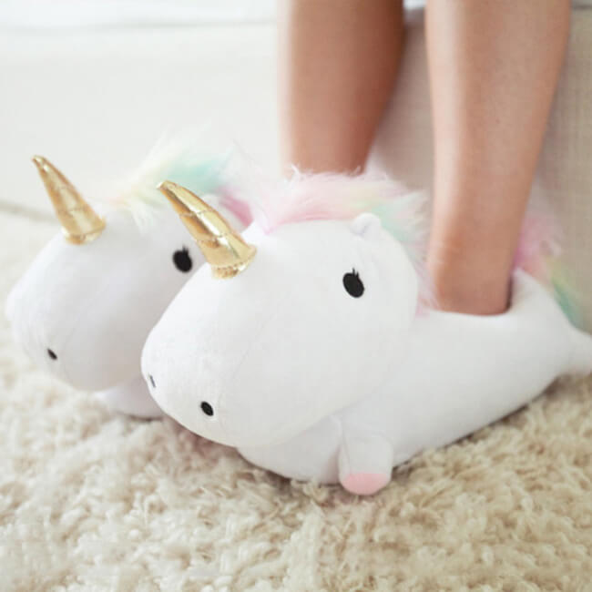 unicorn slippers 1