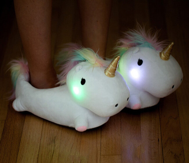 unicorn slippers 2
