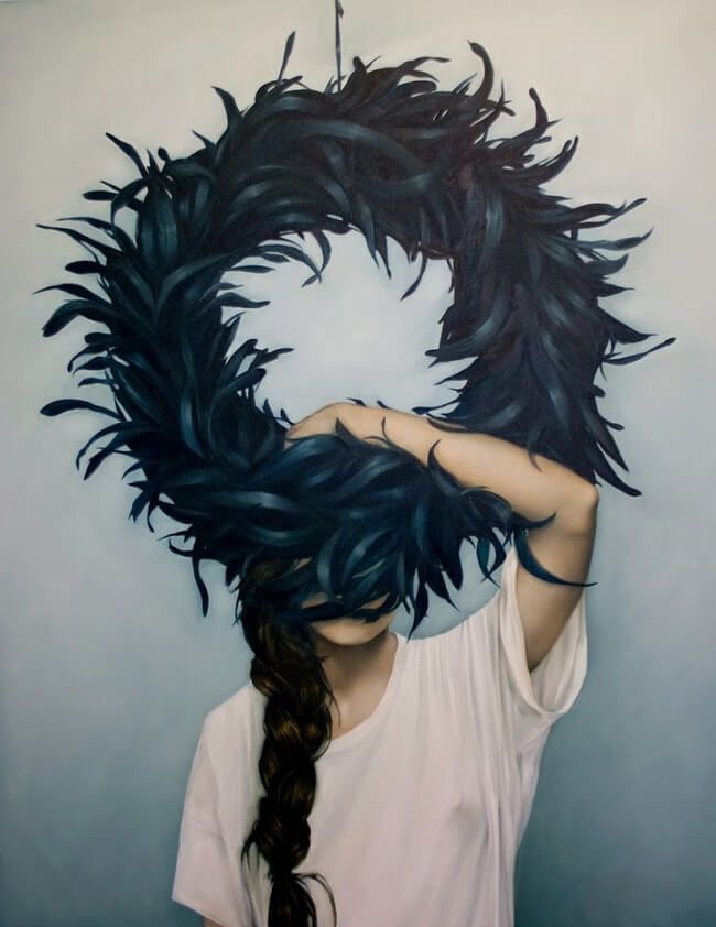 faceless painting