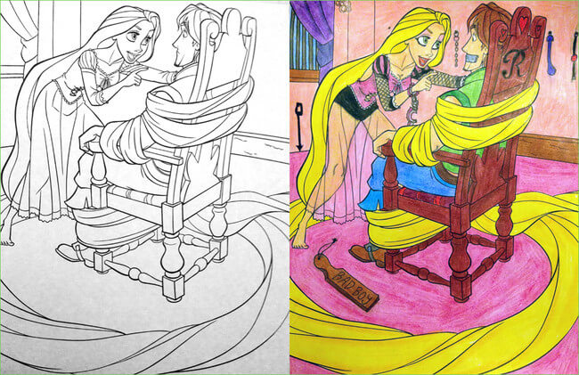 See What Happens When Adults Do Funny Coloring Book