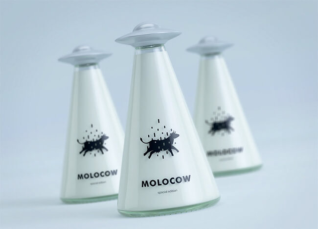 UFO Milk Bottle Design 4