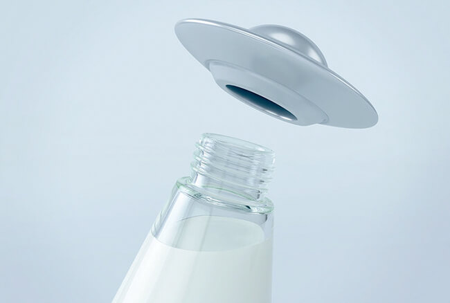 UFO Milk Bottle Design 3