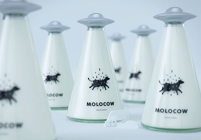 UFO Milk Bottle Design 1