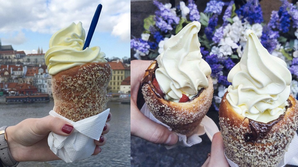 Donut Ice Cream Cones