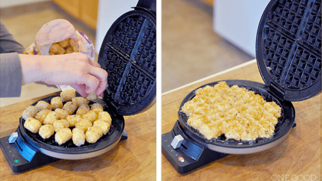 Things You Can Make In a Waffle Iron - hash browns