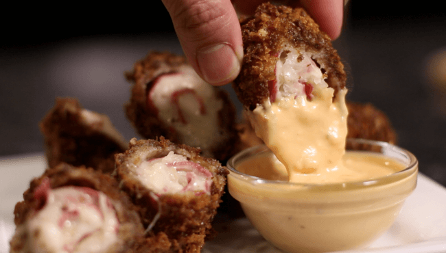 deep fried reuben balls 17