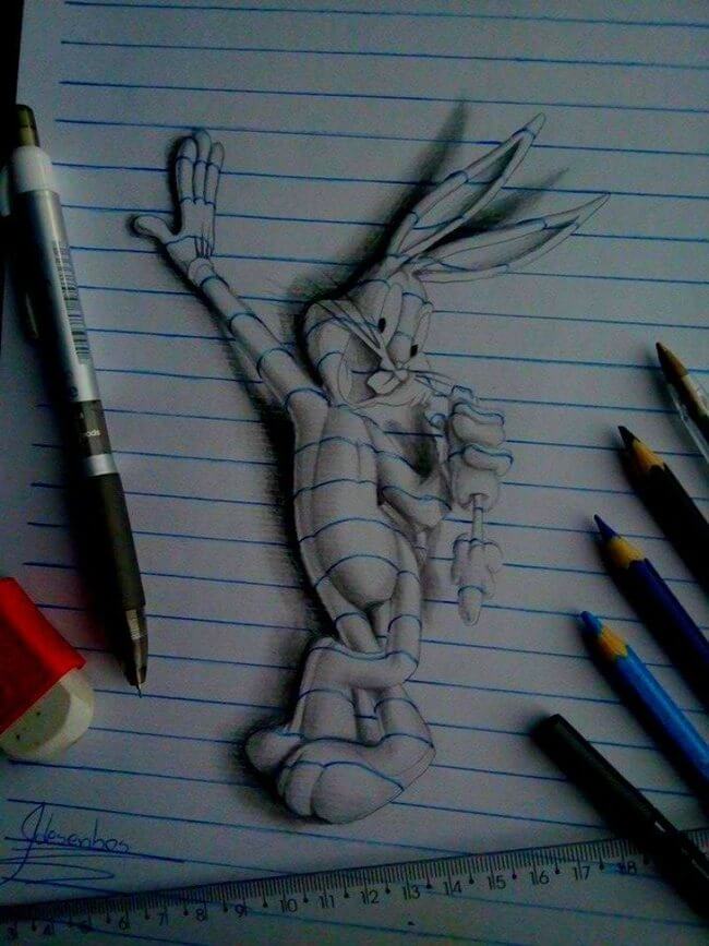 3D Notebook Drawing 12