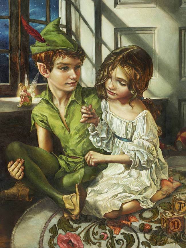 These Disney Paintings Fine Art Are Incredible And Creepy At The Same Time