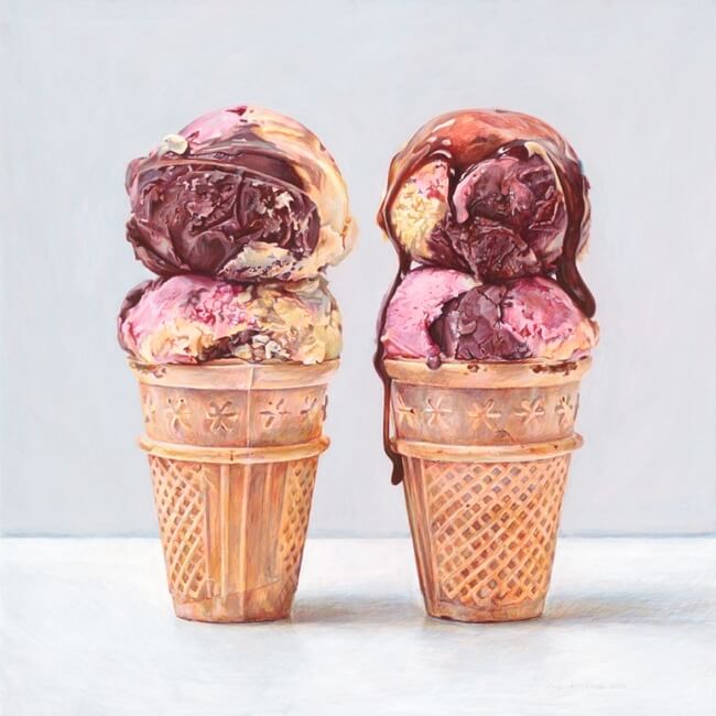 Realistic Paintings Of Treats 11