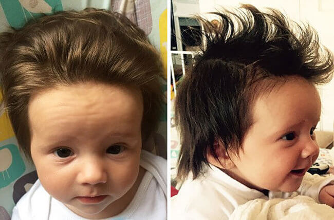 babies with lots of hair 18