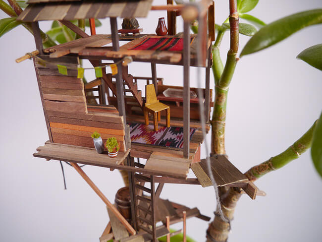 miniature Treehouses 8