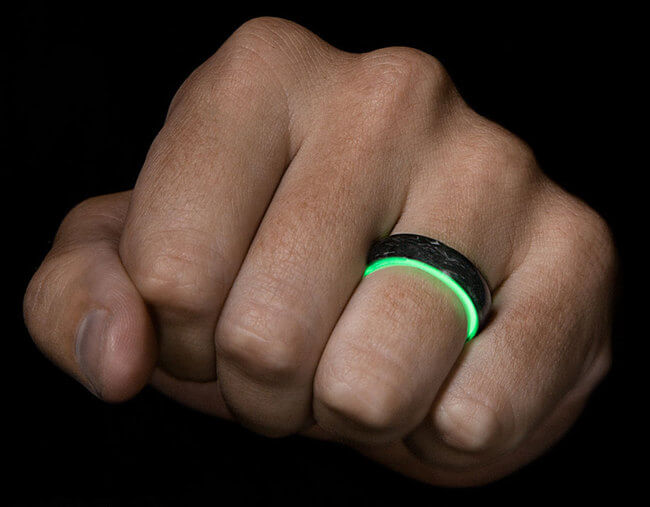 Carbon Fiber wedding rings 3