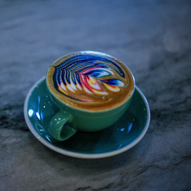 Colorful Latte Art 3