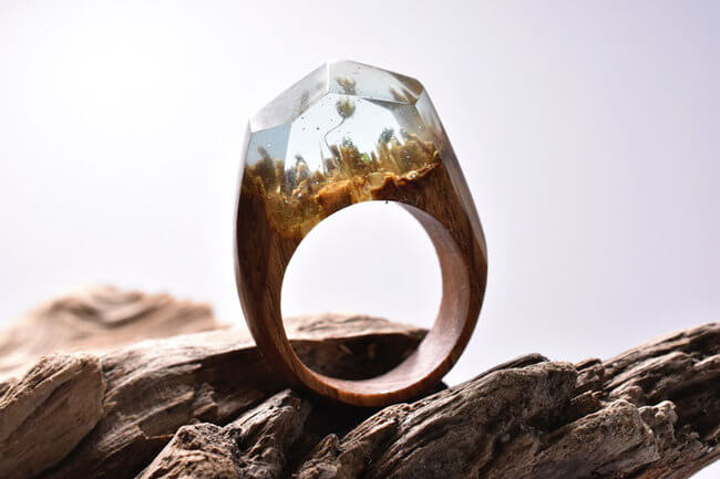 Miniature Wood Rings 10